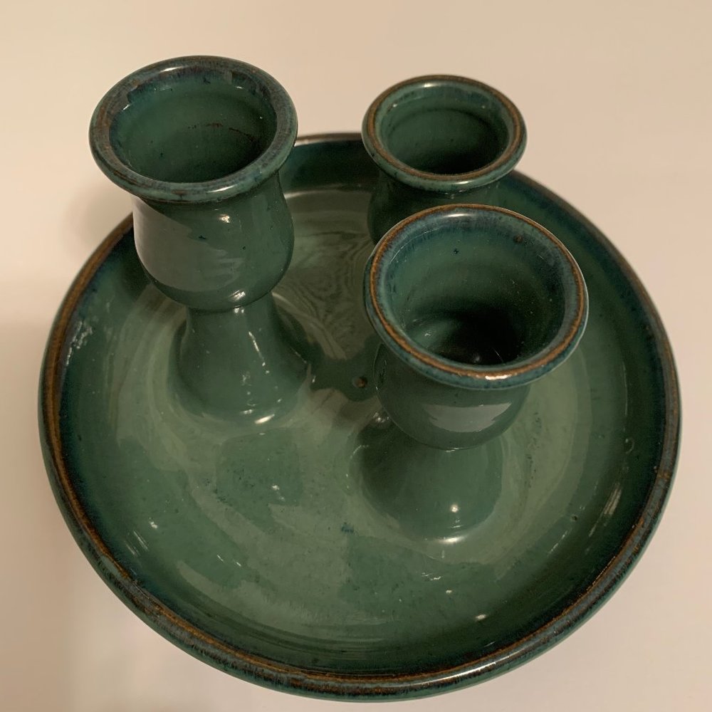 One Dish Three Candle Holder